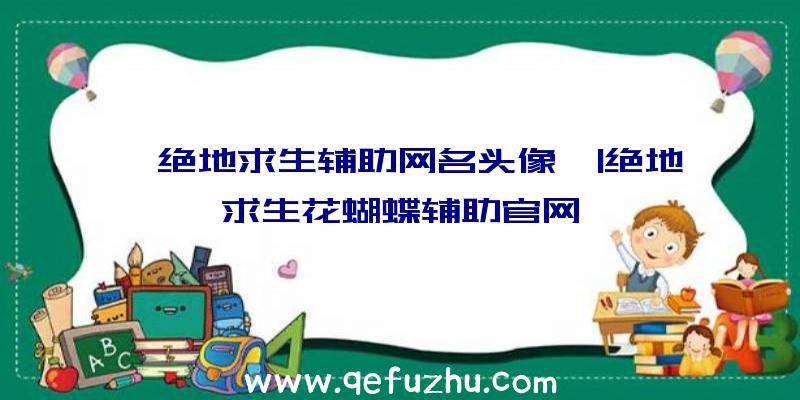 「绝地求生辅助网名头像」|绝地求生花蝴蝶辅助官网